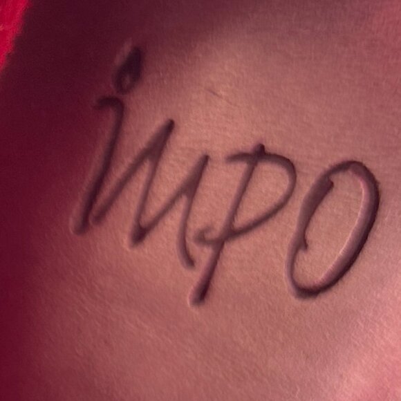 IMPO SZ 8.5 Vintage Red Suede Stiletto Ankle  Bootie Party Club Sexy Boho Retro - Picture 9 of 9